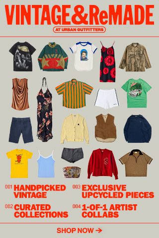 Ad for Urban Outfitters new Vintage + Remade section.