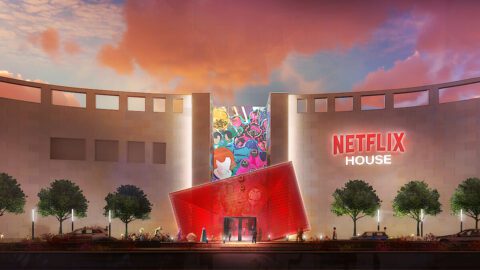Rendering of the planned Netflix House, set to open in 2025.