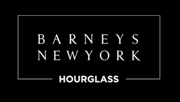 Barneys New York x Hourglass logo
