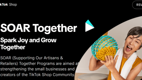The new SOAR Together initiative will help small businesses succeed on TikTok Shop.